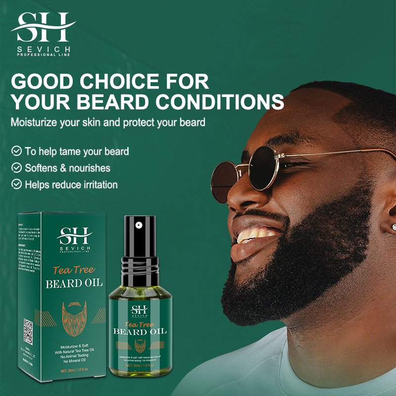 Tea Tree Beard Oil Set For Men - Hair Care Organic recension och pris