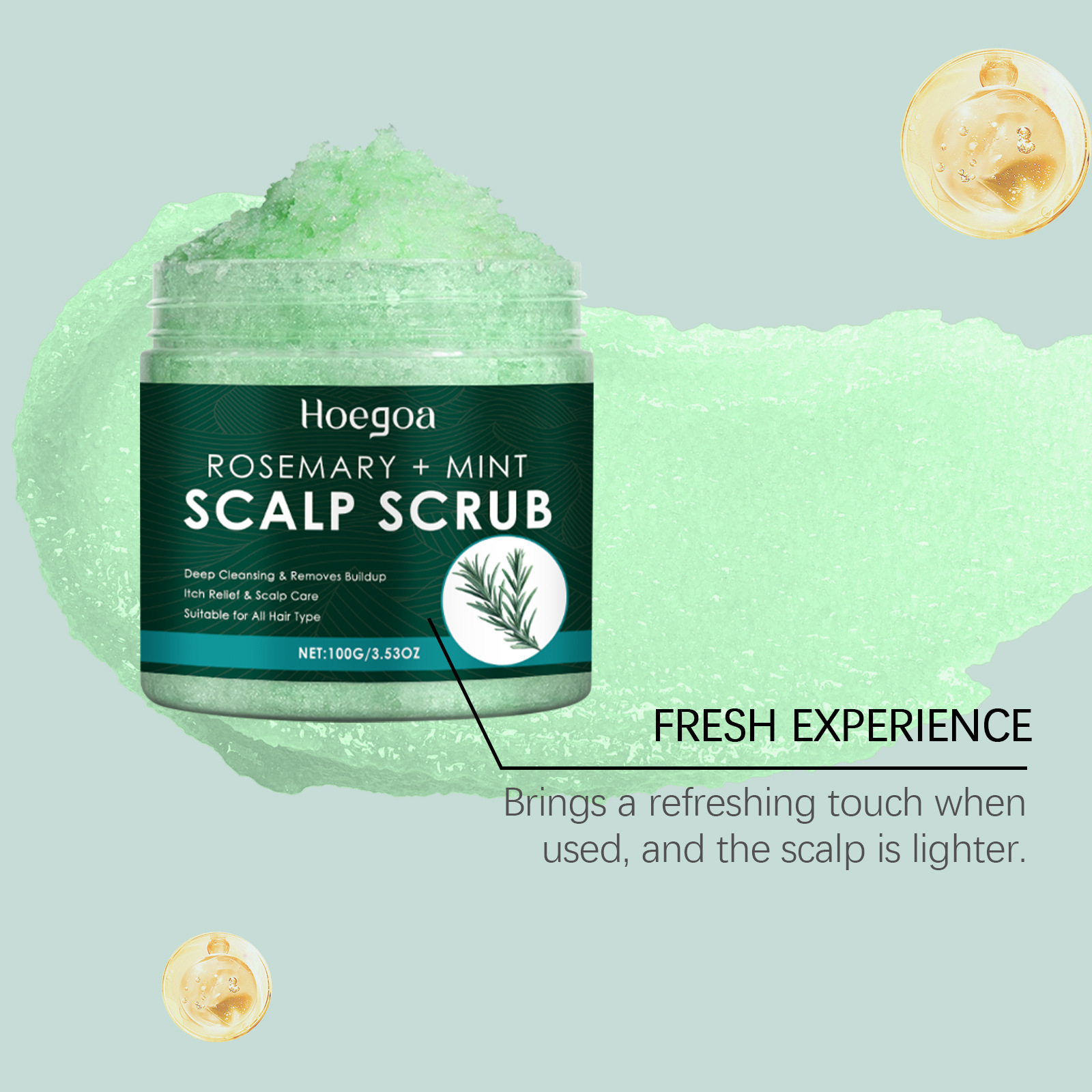 Rosemary Scalp Scrub with Mass - Hair Care Dandruff recension och pris