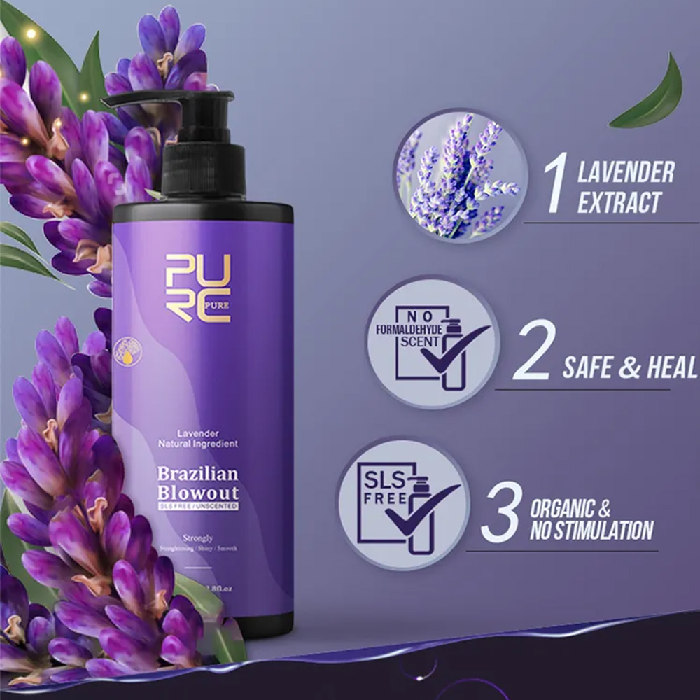 PURC Lavender 12% Brazilian Ke - Hair Care Korean Products recension och pris
